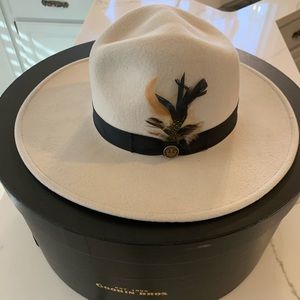 Goofing Bro’s cream wool hat, size medium